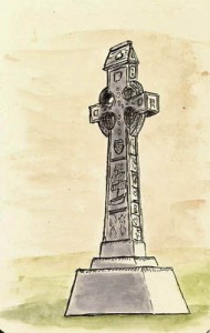 This is a Celtic Cross in Artillery Park. 3x5 and done with a Pilot Prera.