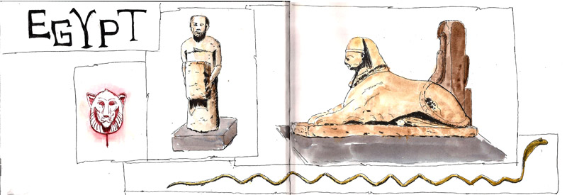 Egyptian artifacts