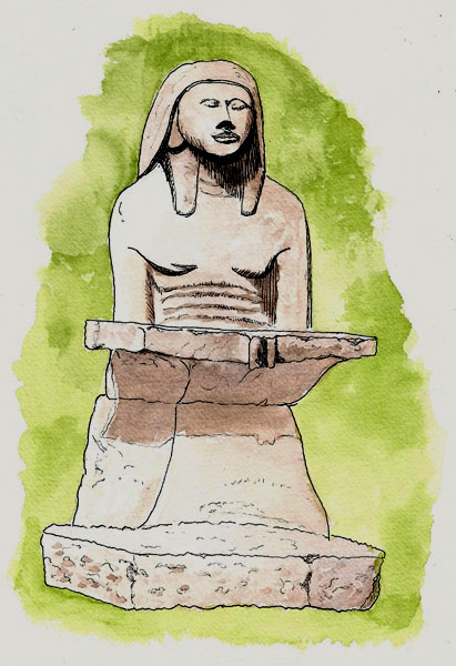Egyptian statue