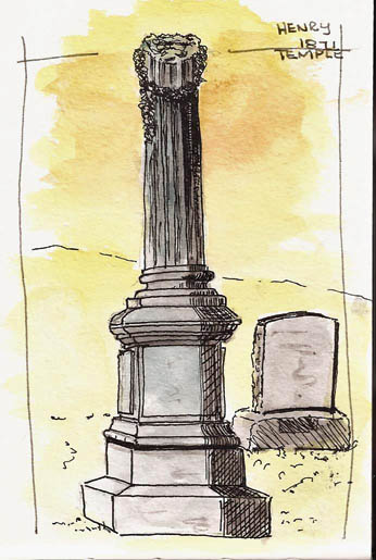 Mt Herman headstone (1871)