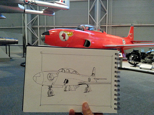 T33 sketch with inspiration